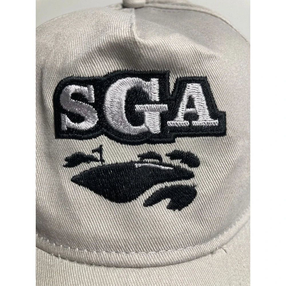 SGA‎ Tour Golf Hat Cap Beige Adjustable  Cotton Twill  US Amateur Golf Tour